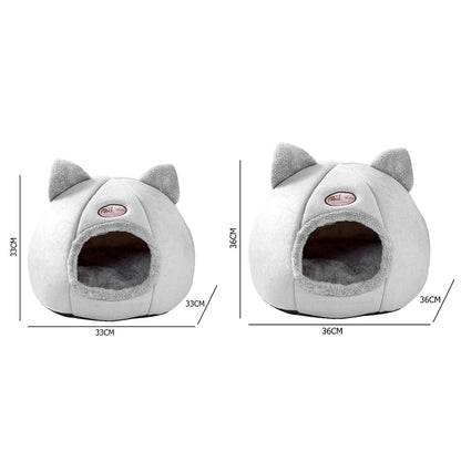 Warm Comfort Cat Bed in Winter Little Mat Basket Small Dog House Products Pets Tent Cozy Cave Beds Indoor Gate Accessories