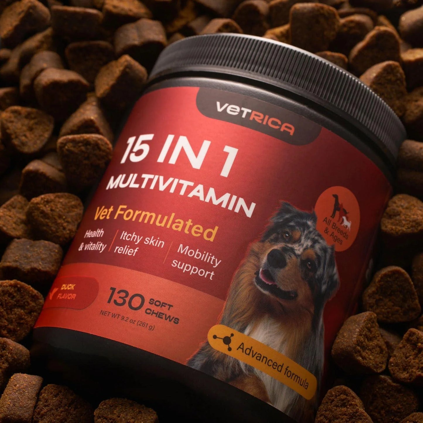 Dog Multivitamin Chews Vitamins 15 in 1 Joint Supplement for Dogs for Hip Joint