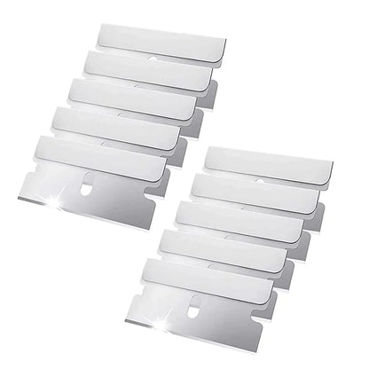 100 PCS Razor Blades Single Edge Extra Sharp Heat Treated Safety Knife Scrapers